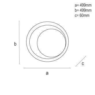 NEDES - LED svítidlo + dálkový ovladač 85W - J1309/W