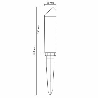NEDES - LED zahradní svítidlo 3W / IP65 / 4000K - LGL321