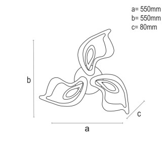 NEDES - LED svítidlo + dálkový ovladač 75W - J3315/W