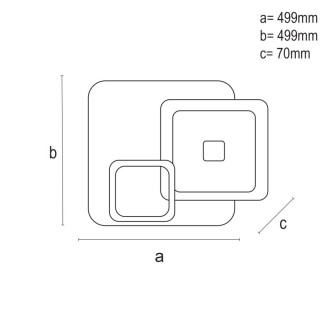 NEDES - LED svítidlo + dálkový ovladač 145W - J1312/WB