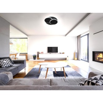 NEDES LED stropní svítidlo s dálkovým ovladačem 90W - TA1322/B