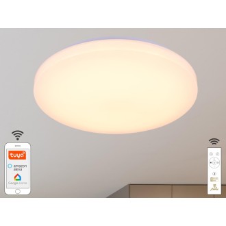 NEDES LED stropní lampa OPAL s dálkovým ovladačem + Wifi 48W - LC902S