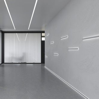 T-led LED profil soklový P15-1 bílý Varianta: Profil bez krytu 2m