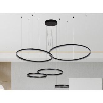 NEDES LED závěsné svítidlo + dálkový ovladač 220W - J4372/B