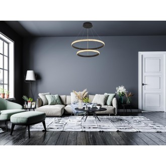 NEDES LED závěsná lampa + dálkový ovladač 65W - J4388/B