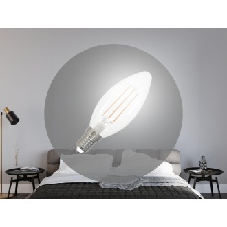 NEDES LED žárovka / filament 6W - C35 / E14 / 4000K / 660Lm stmívatelná