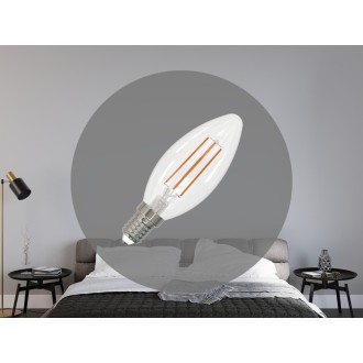 NEDES LED žárovka / filament 6W - C35 / E14 / 3000K /660Lm stmívatelná