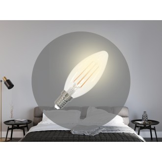 NEDES LED žárovka / filament 6W - C35 / E14 / 3000K /660Lm stmívatelná