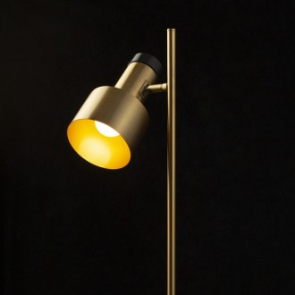 Rendl DIVINA stojanová mosaz/dekor černý mramor 230V E27 5W Barva / Materiál: mosaz, dekor černý mramor