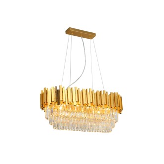 NEDES Závěsný křišťálový lustr PLAZA 300 - N2204