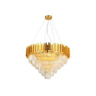 NEDES Závěsný křišťálový lustr PLAZA 800 - N2203