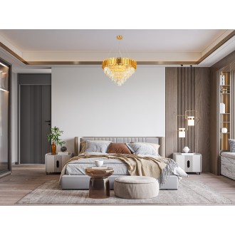 NEDES Závěsný křišťálový lustr PLAZA 800 - N2203