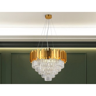 NEDES Závěsný křišťálový lustr PLAZA 600 - N2202