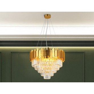 NEDES Závěsný křišťálový lustr PLAZA 600 - N2202