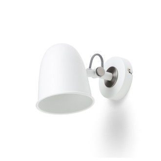 Rendl DANNY nástěnná černá mosaz 230V LED E14 5W Barva: Bílá, Barva / Materiál: matný nikl