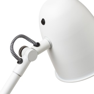 Rendl DANNY stolní černá mosaz 230V LED E14 5W Barva: Bílá, Barva / Materiál: matný nikl