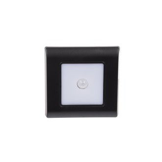 T-led LED vestavné svítidlo PIR-RAN-B černé Varianta: Teplá bílá