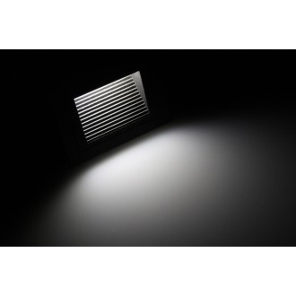 T-led LED vestavné svítidlo PIR-LOPEN-G-IP65 šedé Varianta: Teplá bílá