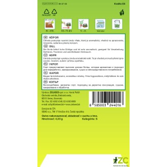 Zelseed Kopr - Hanák 4g