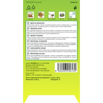 Zelseed Mrkev - Olympia pozdní 2,8g