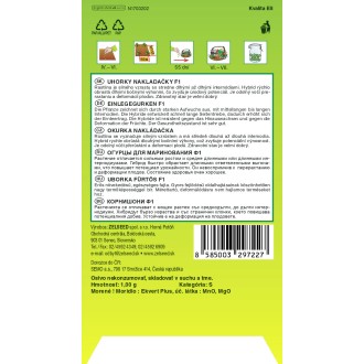 Zelseed Okurka nakl. - Lenka F1 hu. 1g