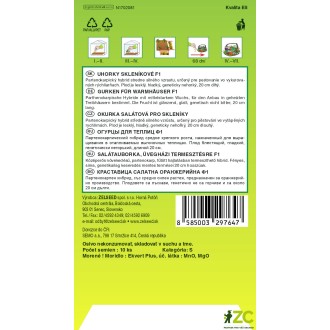 Zelseed Okurka salát. - Vanda F1 partenokarp. fol. sklen. 10s