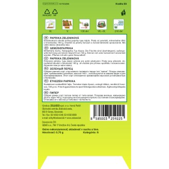 Zelseed Paprika zel. kapie - Derma pole 0,7g