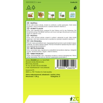 Zelseed Pažitka - Pražská tm. zelená 1,8g