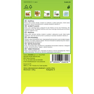 Zelseed Pažitka - Pražská tm. zelená 1,8g