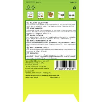 Zelseed Rajče tyčkové - Niki Zel F1 rané 0,2g