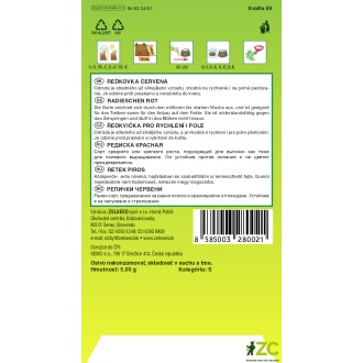 Zelseed Ředkvička červ. - Rodos k rychl. pole 5g