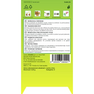 Zelseed Ředkvička červ. - Rodos k rychl. pole 5g