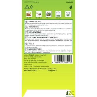 Zelseed Řepa salátová - Červená kulatá 2g
