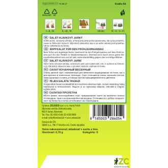 Zelseed Salát jarní - Král Máje I. raný 0,7g