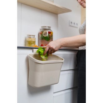 Nádoba na bioodpad závěsná - sl. kost s káv. sedlinou