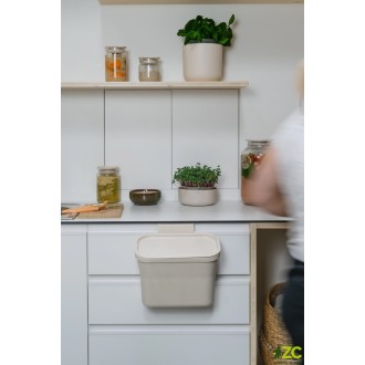 Nádoba na bioodpad závěsná - sl. kost s káv. sedlinou