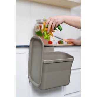 Nádoba na bioodpad závěsná - taupe