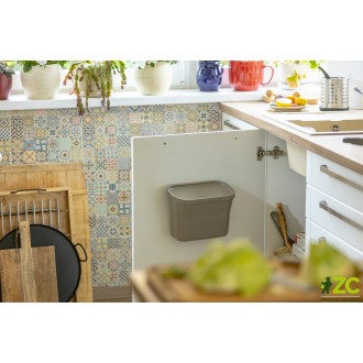 Nádoba na bioodpad závěsná - taupe