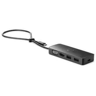 HP USB-C Travel Hub (TPA-A601H) - černá