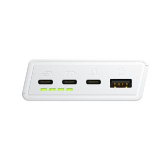 Green Cell PowerPlay 20S powerbanka 20000mAh, 22.5W, USB-C, bílá