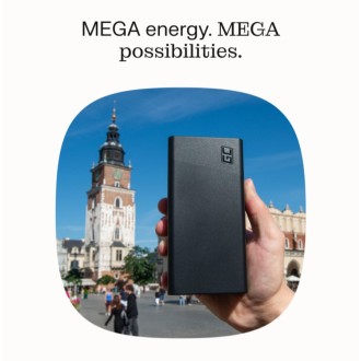 Greencell PowerPlay 30 powerbanka 30,000mAh, 22.5W, 4 porty, černá