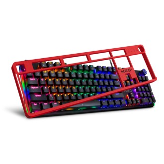 Connect IT NEO2+ Mechanická herní klávesnice, CZ/SK - černá/červená