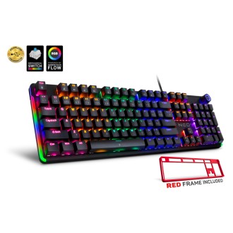Connect IT NEO2+ Mechanická herní klávesnice, CZ/SK - černá/červená