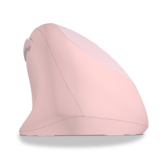 Connect IT For Health Ergonomická vertikální bezdrátová myš (+1x AA baterie) - růžová