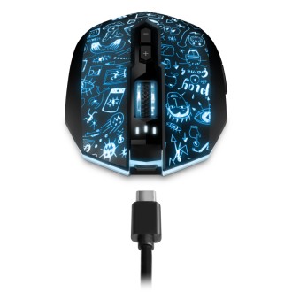 Connect IT Doodle 2 Pro Herní bezdrátová myš - černá