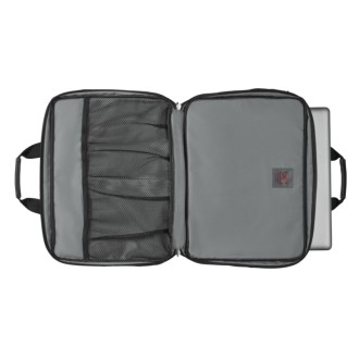 Trojitá brašna na notebook Wenger Legacy 17" - černá/šedá