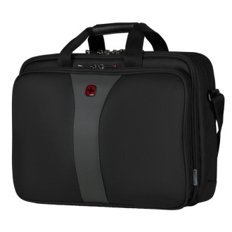 Trojitá brašna na notebook Wenger Legacy 17" - černá/šedá