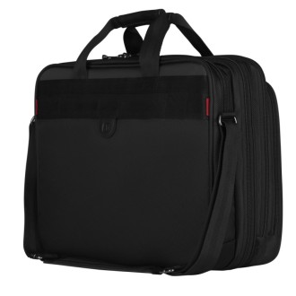 Trojitá brašna na notebook Wenger Legacy 17" - černá/šedá
