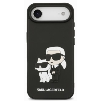 Karl Lagerfeld zadní kryt pro iPhone Air, 3D Rubber K&Ch - černá