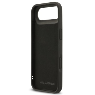 Karl Lagerfeld zadní kryt pro iPhone Air, 3D Rubber K&Ch - černá